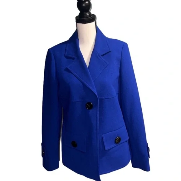 Laura Ashley- Blue button up coat - Picture 1 of 6